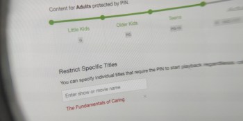 Netflix will now let parents set PIN protection for individual titles