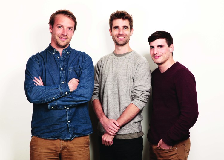 Back Market cofounders (left to right): Thibaud, Vianney, Quentin
