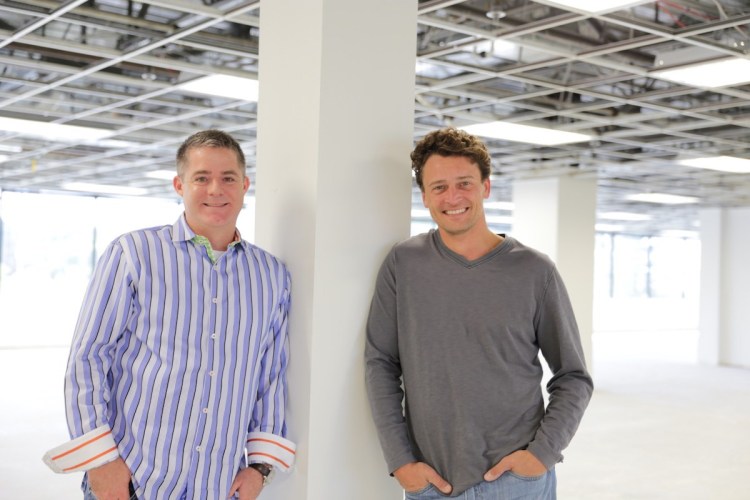 DemandJump cofounders Christopher Day (left) and 