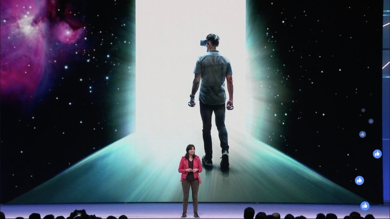 Maria Fernandez Guajardo discusses Oculus's next-generation Half-Dome VR headset at F8.