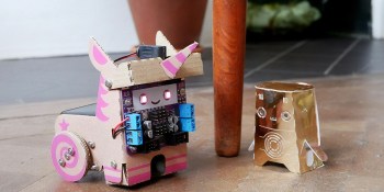 Smartibot lets you build a cardboard robot with AI smarts