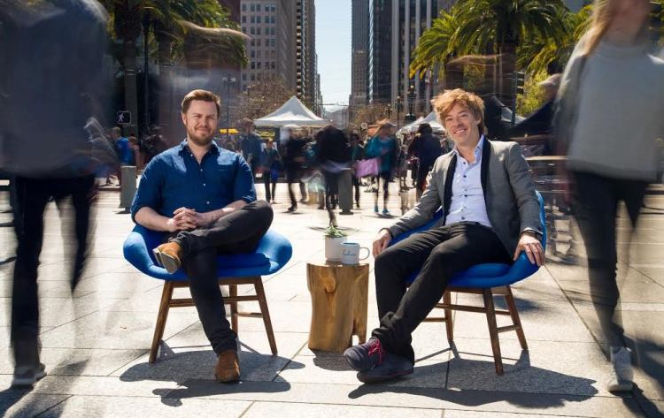 Calm founders: Alex Tew and Michael Acton Smith