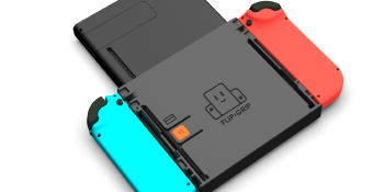Flip Grip makes it easy to play arcade shooters and classics on Switch
