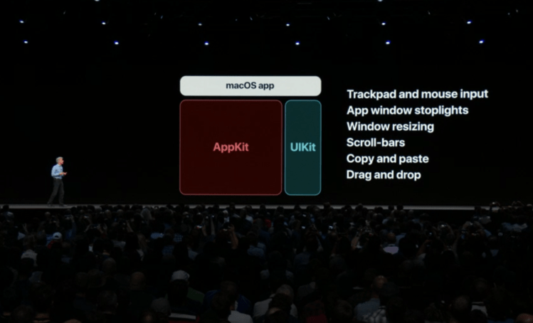 Apple's Craig Federighi discusses the process of porting an iOS app to macOS.