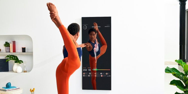 Mirror: Working out at home
