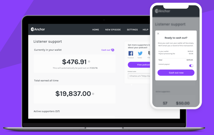 Anchor: Making money