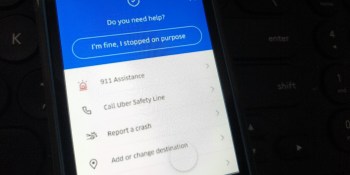 Uber now uses a phone’s sensors to detect if you’ve been in a crash
