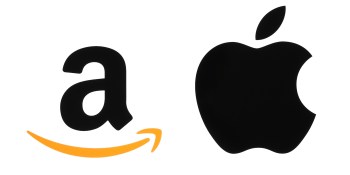 Amazon and Apple: Same valuation, but a trillion miles apart