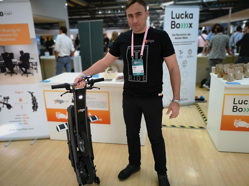 Estonian entrepreneur Ardo Reinsalu, CEO and founder of Stigo.