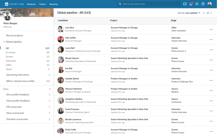 LinkedIn Talent Hub