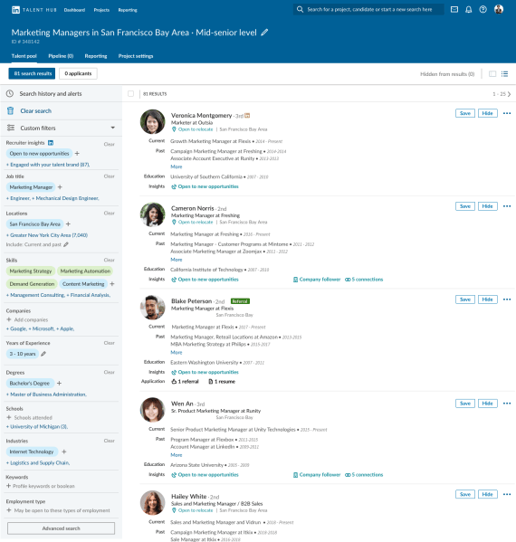 LinkedIn Talent Hub