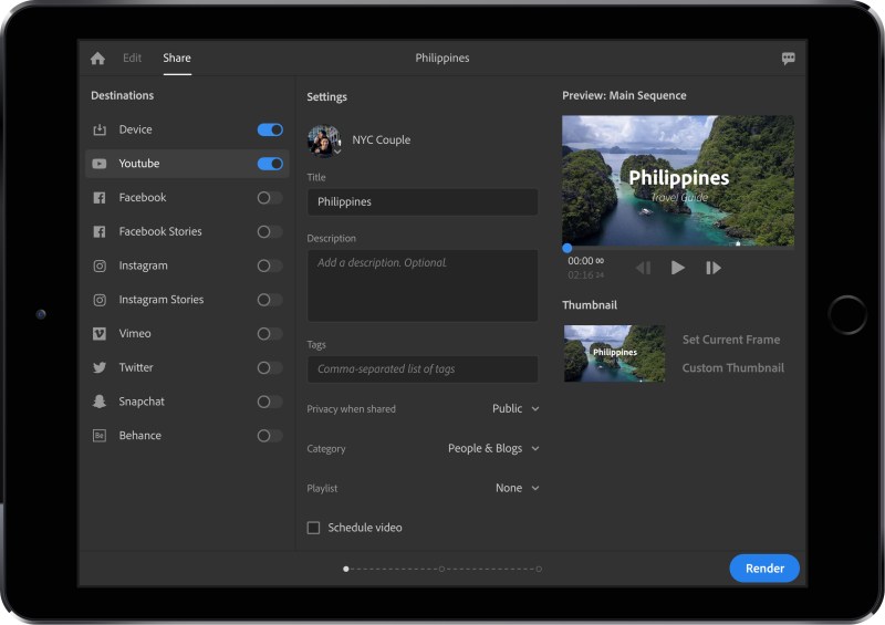 Adobe Premiere Rush