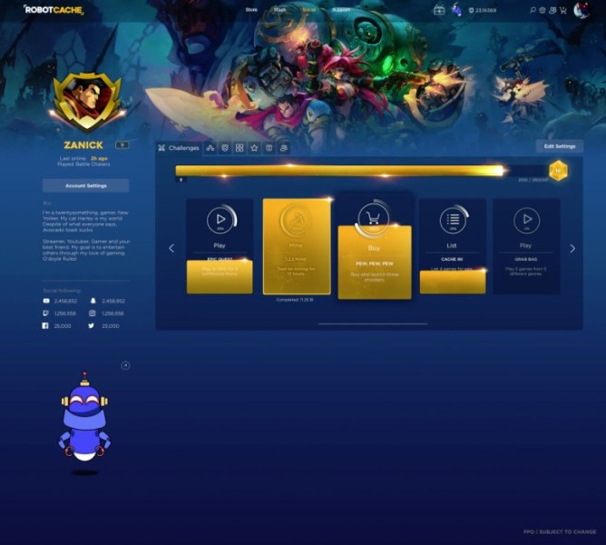 RobotCache keeps only 5 percent of store proceeds.