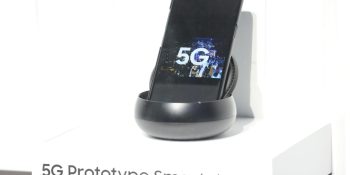 This is Samsung’s 5G Prototype Smartphone and end-to-end 5G wall at CES