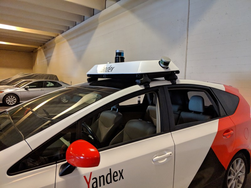 Yandex self-driving car