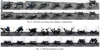 AI teaches 4-legged robots how to recover when they fall