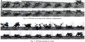 AI teaches 4-legged robots how to recover when they fall