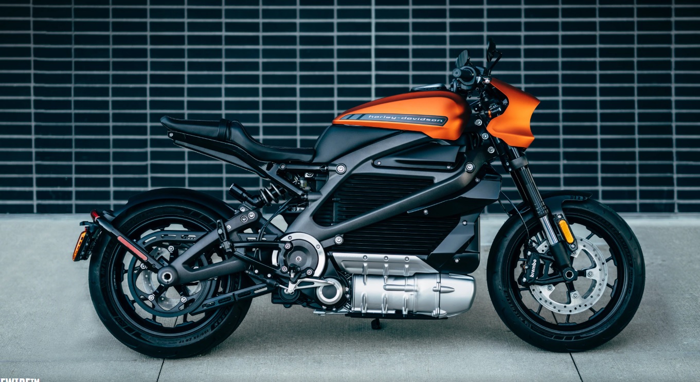 Harley Davidson's Livewire electric motorcycle.