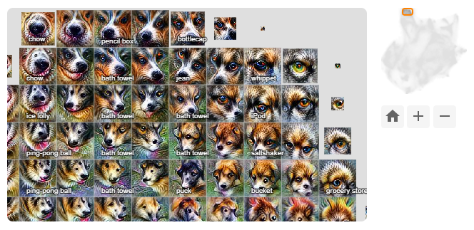 OpenAI Google Brain activation atlases