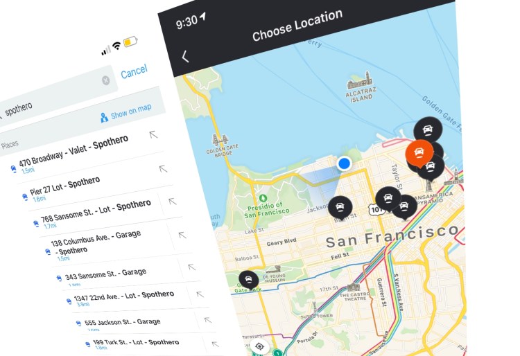 Moovit taps SpotHero