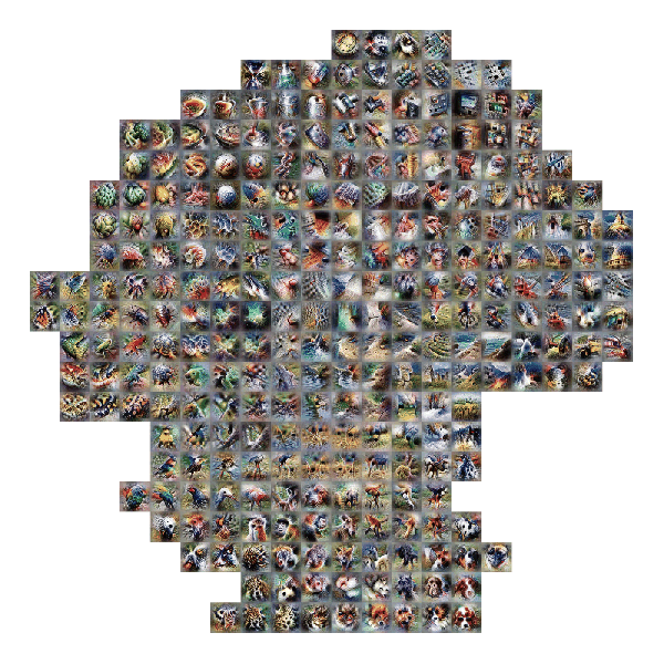 OpenAI Google Brain activation atlases