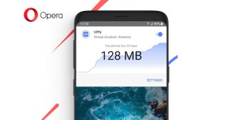 Opera adds unlimited VPN service to its Android browser for free