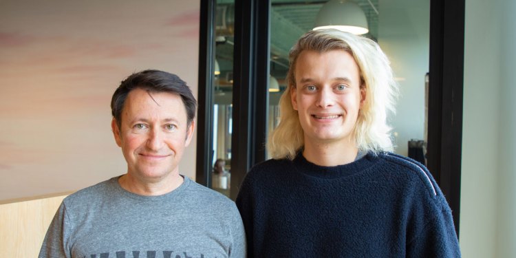 Dmitry Shapiro, CEO of GoMeta (left), and Sean.