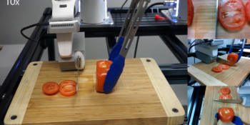 Researchers propose a way to help robots slice vegetables better