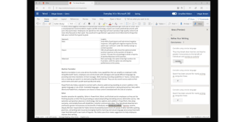 Microsoft debuts Ideas in Word, a grammar and style suggestions tool powered by AI
