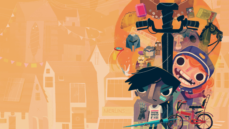Concept art for Knights and Bikes.