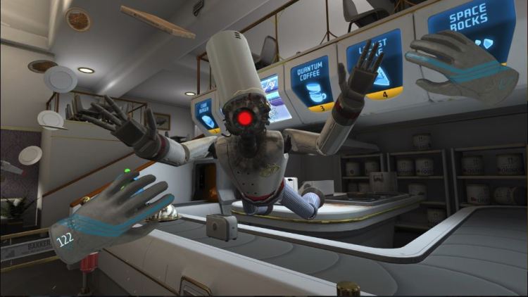 Time Stall is a VR puzzles with a Wall-E aesthetic. 