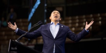 Andrew Yang’s pledge to protect voters from automation is hitting home