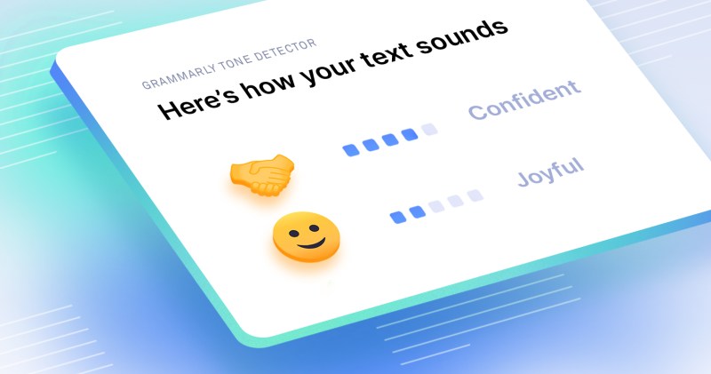 Grammarly tone detector
