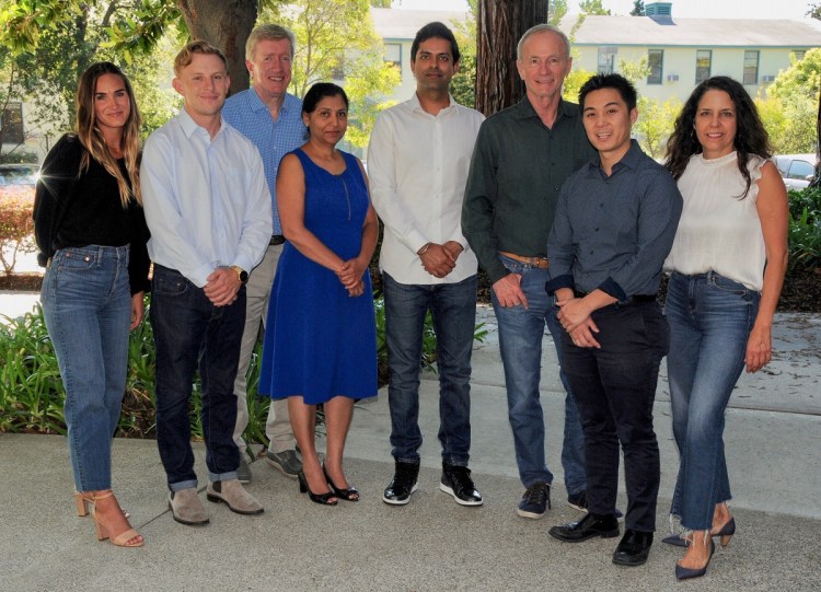 Signia Venture Partners team (left to right): Heidi Burns Hilton, David Bloom, Ed Cluss, Anagha Rae, Sunny Dhillon, Rick Thompson, Linus Liang, and Gina Domizio.