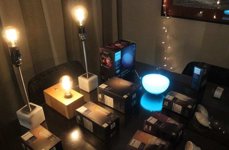 A new wave of Philips Hue smart lighting products.