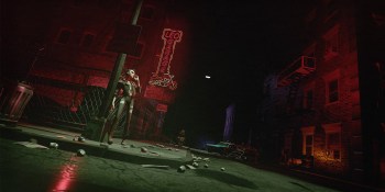 Battlescar is an action-packed VR film starring Rosario Dawson