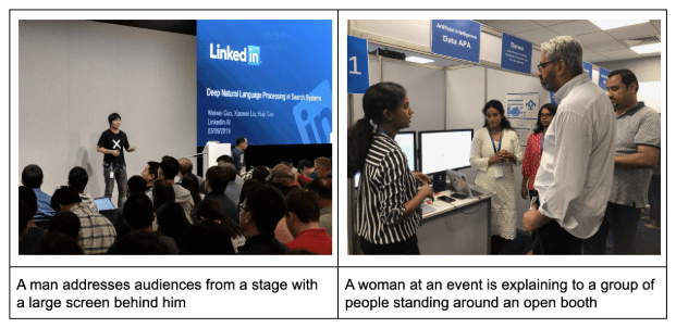 LinkedIn captions