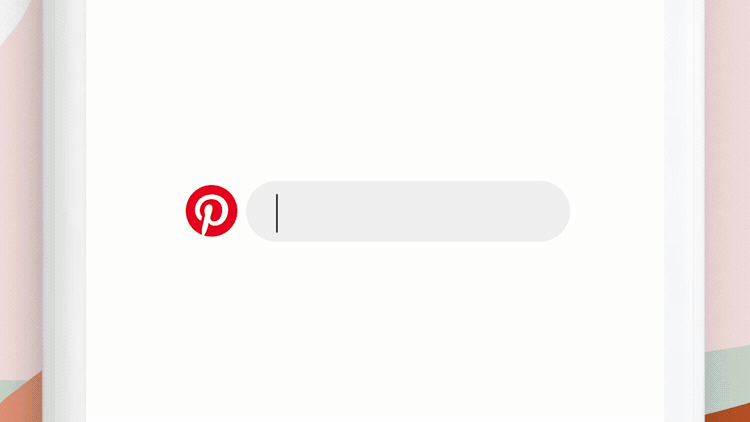 Pinterest app activities