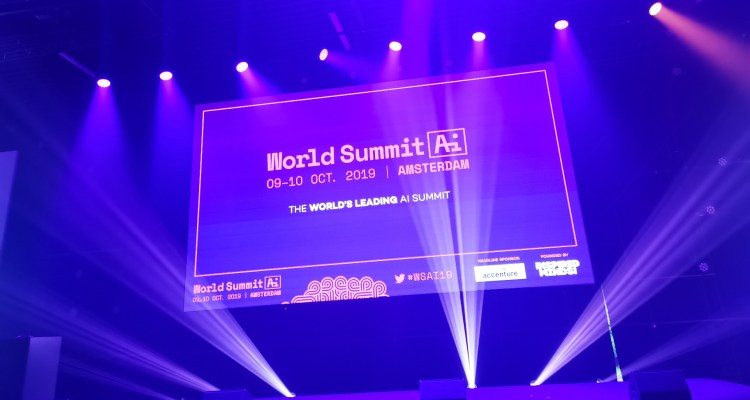 World Summit AI main stage in Amsterdam, Wednesday October 9, 2019.