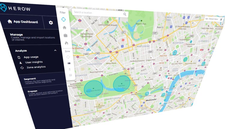Herow dashboard