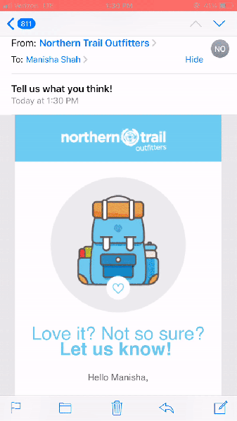 Salesforce interactive emails