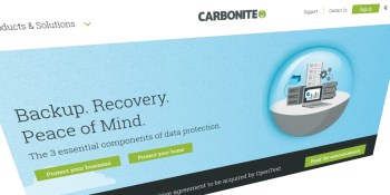 OpenText acquires data backup and security platform Carbonite for $1.42 billion
