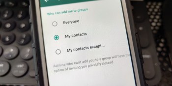 WhatsApp now lets everyone control who can add them to a group