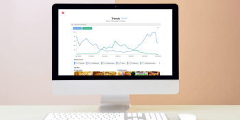 Pinterest Trends tracks search term usage among its more than 320 million monthly users