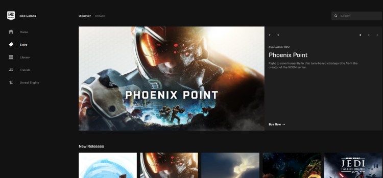 The Epic Games Store. 