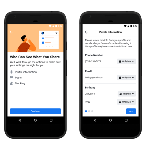 Facebook Privacy Checkup