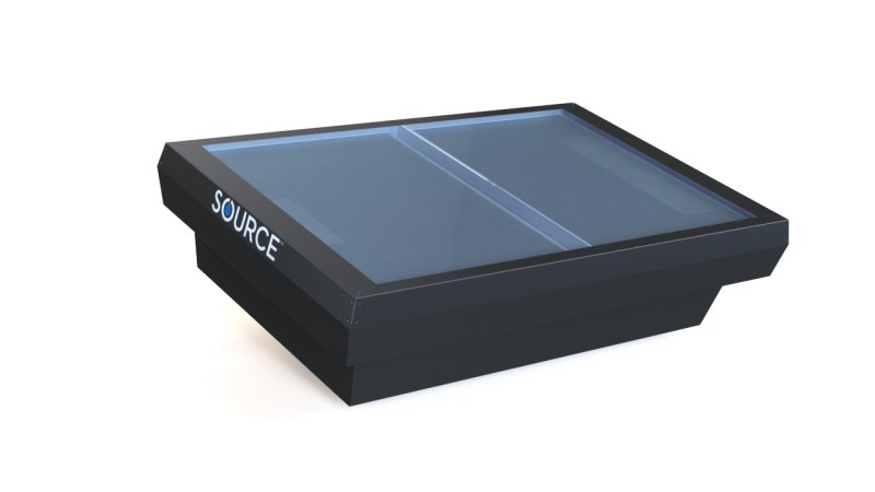 Source Rexi Hydropanel is smaller than Zero Mass Water's previous version.