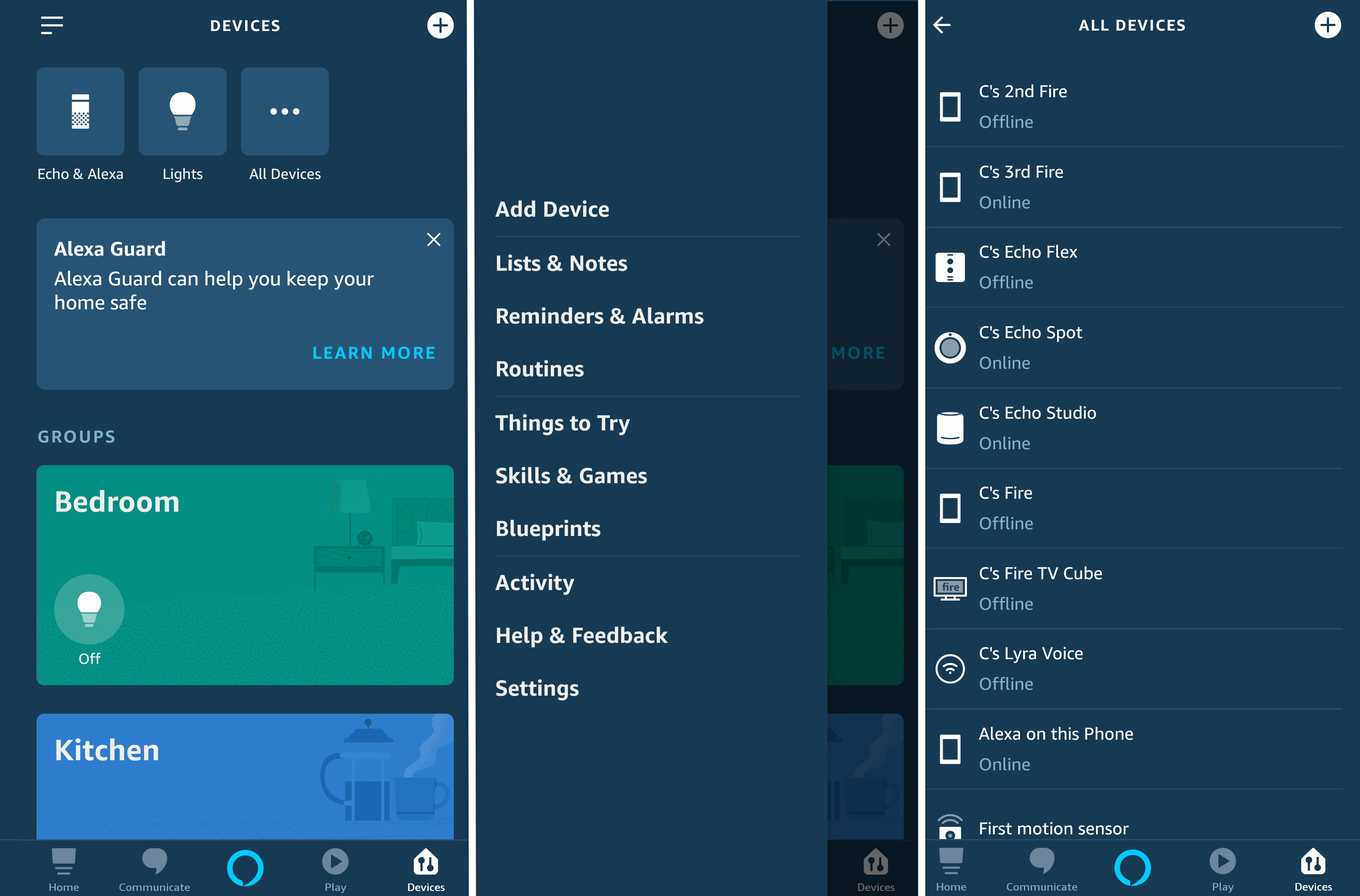 amazon alexa app screenshot