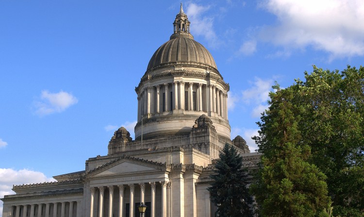 Washington State Capitol building in Olympia, Washington