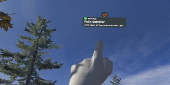 Holoswitch sends your smartphone notifications to you while in VR